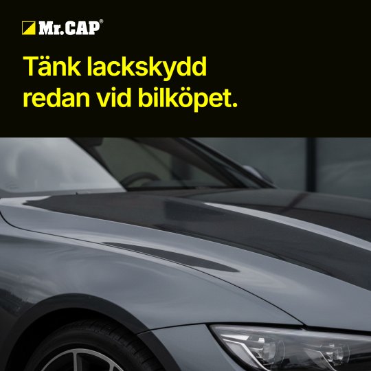 Facebook post designed by Synapis: Tänk lackskydd redan vid bilköpet.