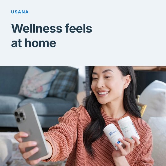 Social post designed by Synapis: Wellness feels at home
