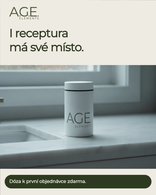 Social post designed by Synapis: I receptura má své místo.