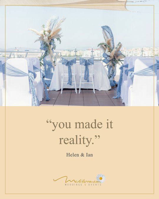 Social post designed by Synapis: “you made it reality.”