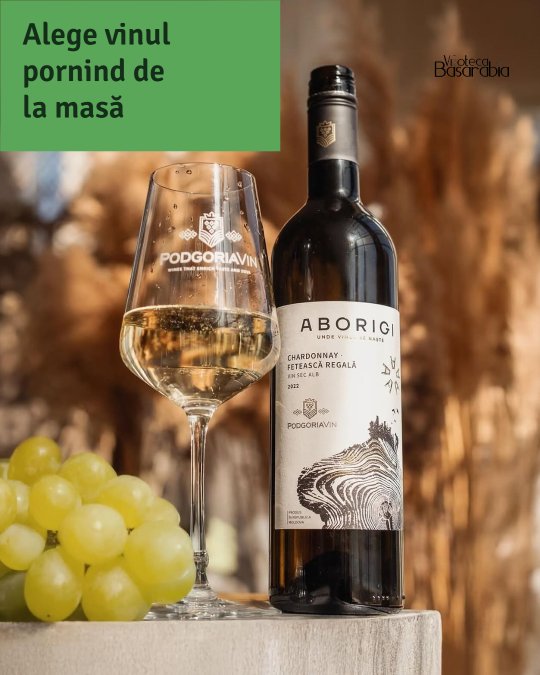 Social post designed by Synapis: Alege vinul pornind de la masă