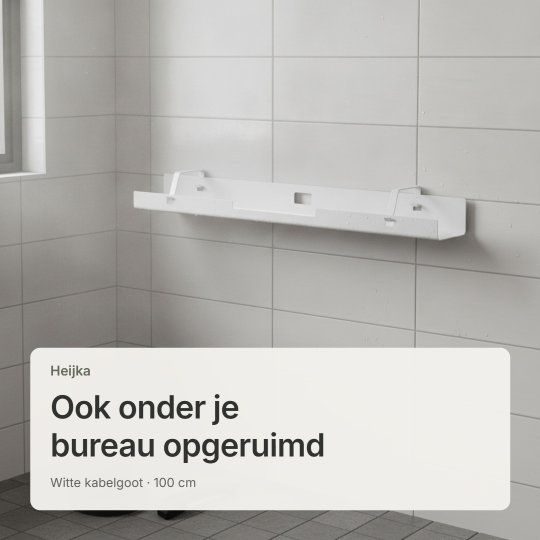 Social post designed by Synapis: Ook onder je bureau opgeruimd