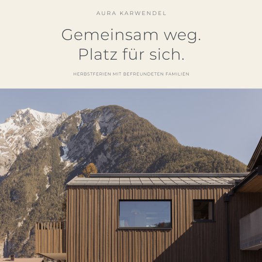 Social post designed by Synapis: Gemeinsam weg. Platz für sich.